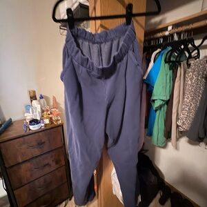 Aerie Blue Trousers Comfortable Casual Fit